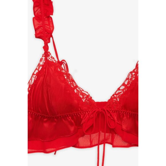 NWT *LAST ONE* Butterfly Lace Ruffle Bralette - Picture 7 of 7